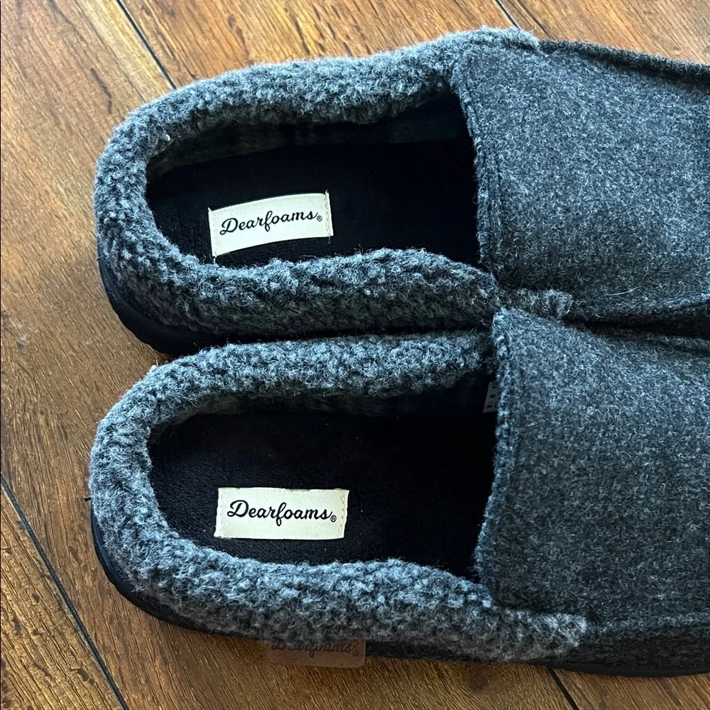 Dearfoams Men's Gray Loafers